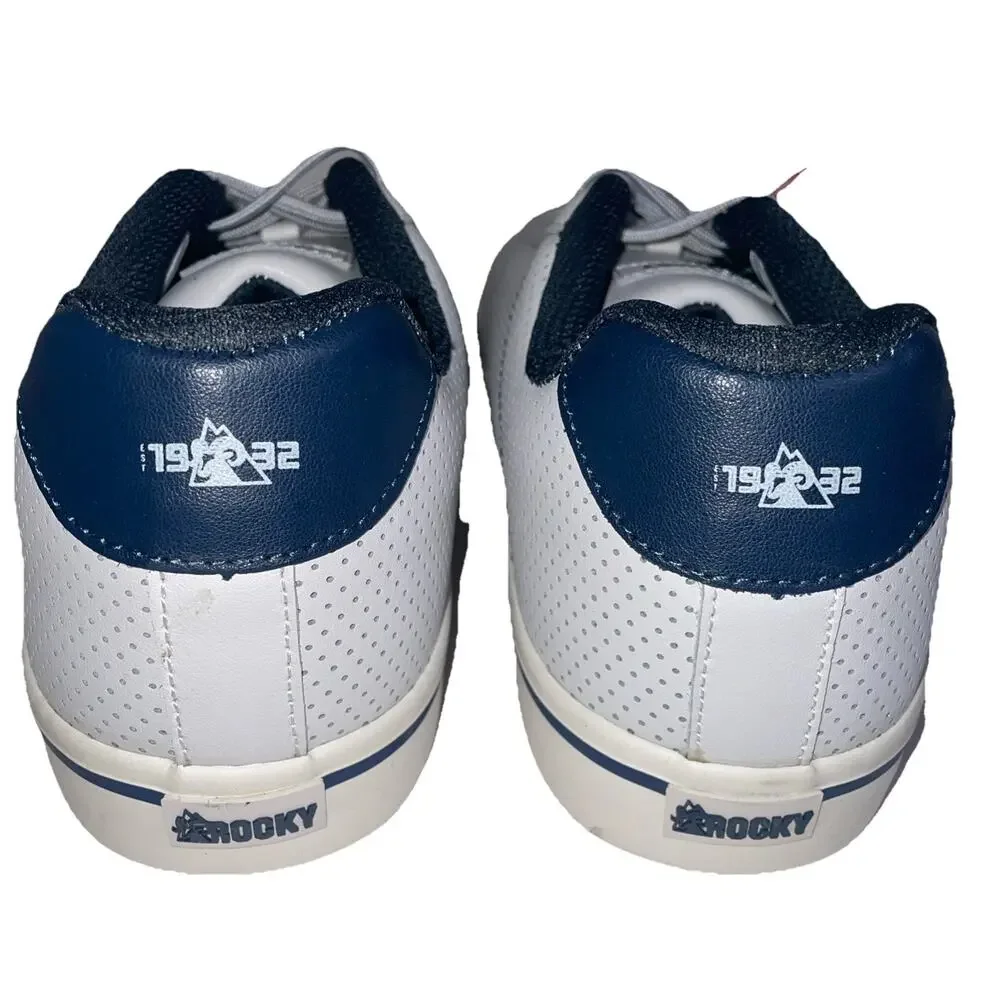 Rocky Men’s SR Casual Sz 10.5M Comp Toe Skater Style Low Top Shoes Ash/Navy New